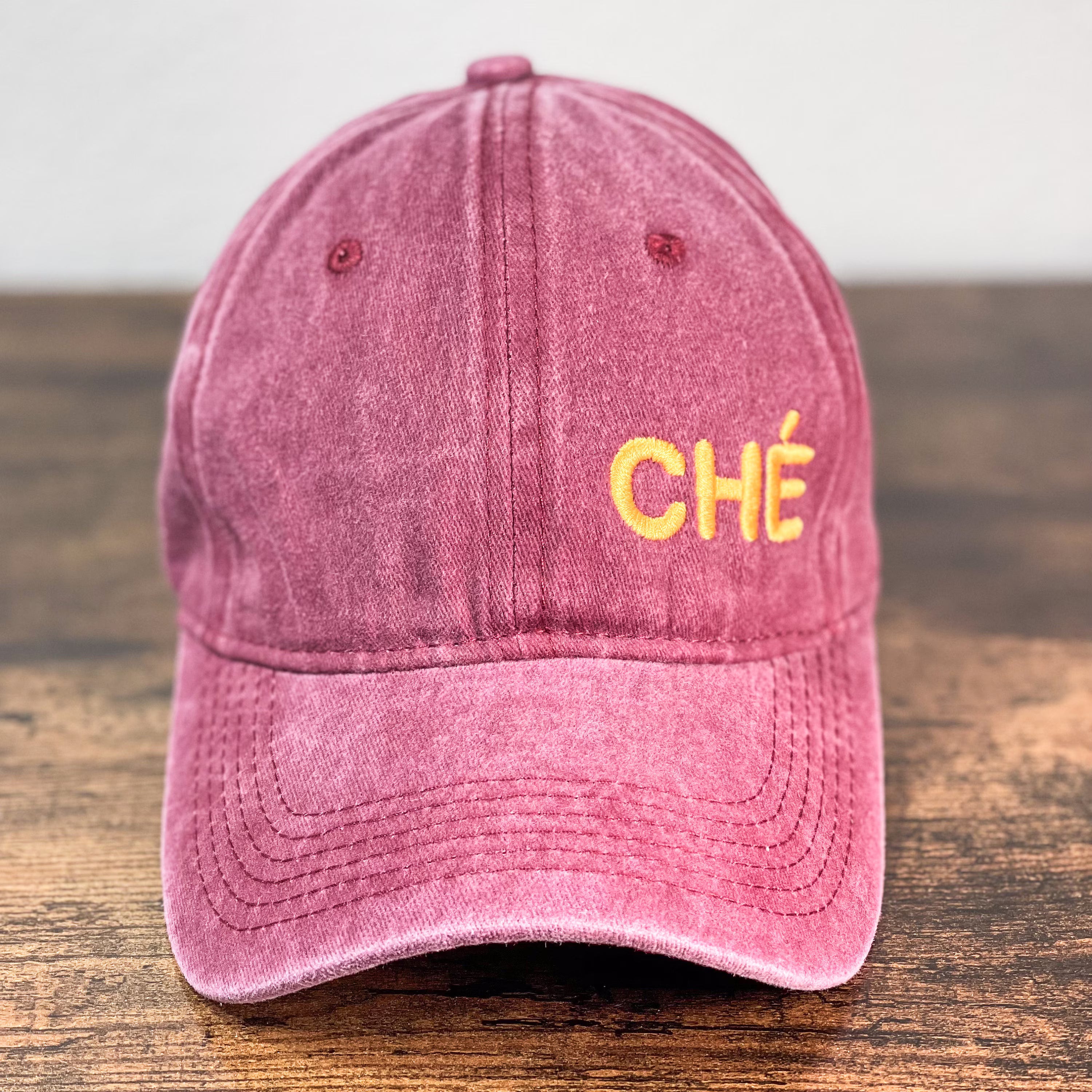 Washed embroidery Argentina dad cap CHÉ