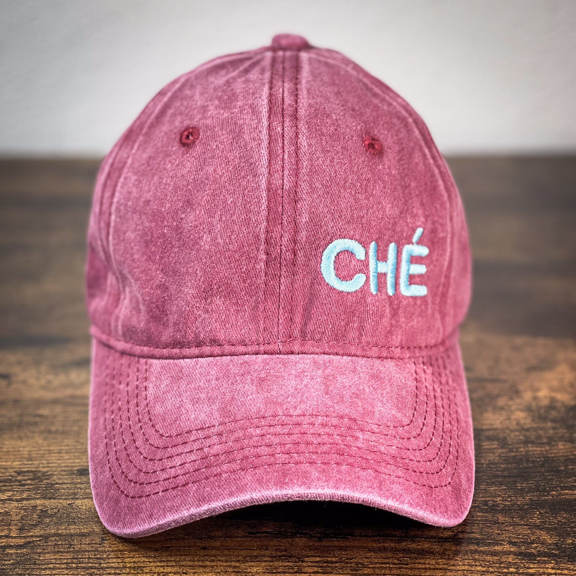 Washed embroidery Argentina dad cap CHÉ