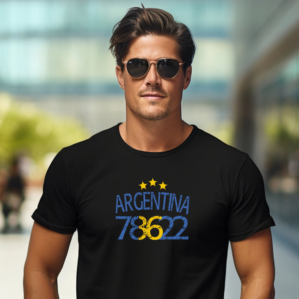 Argentina World Cup T-Shirt: Bella-Canvas Soft Tee