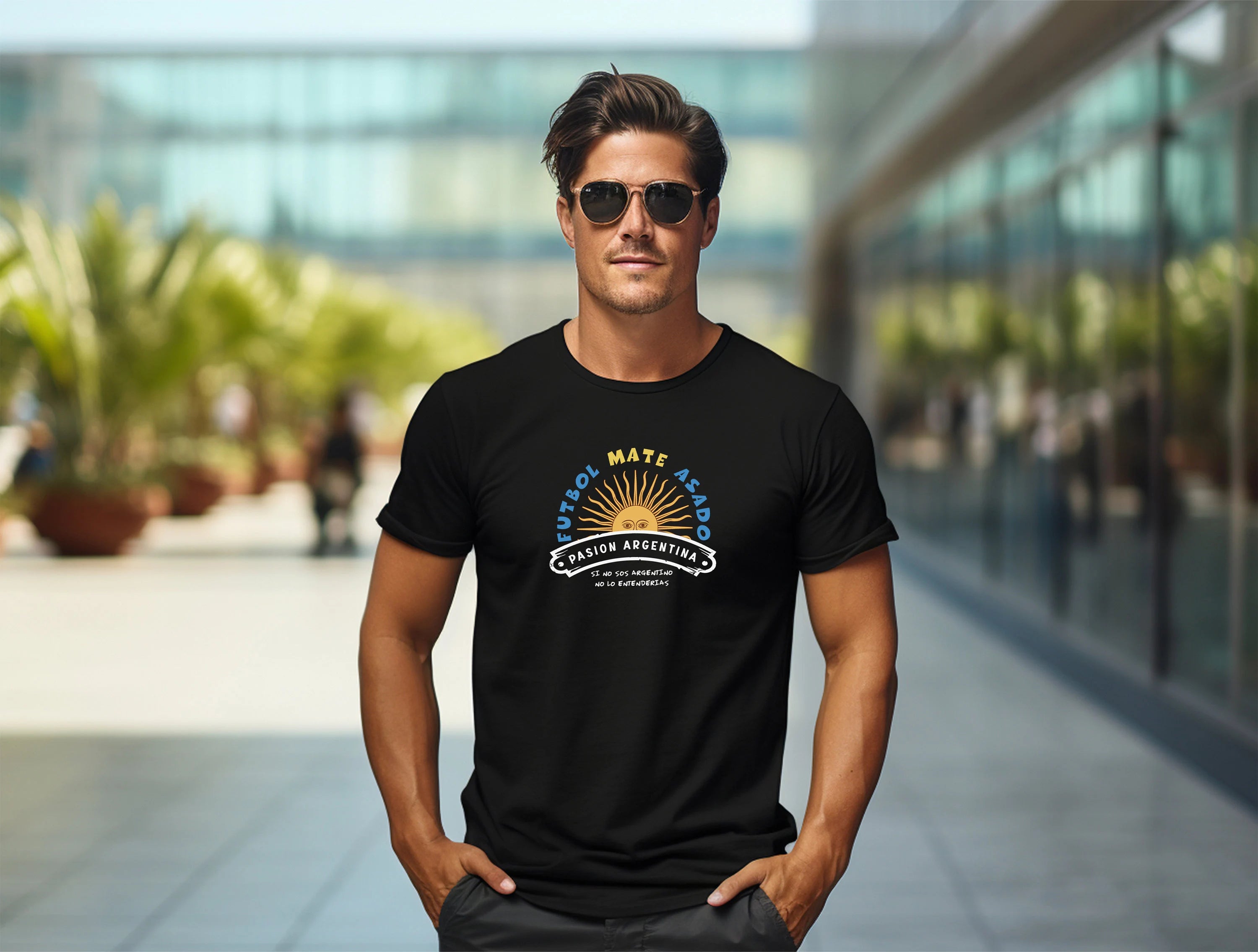 Futbol Mate Asado. Si no sos Argentino, no lo entenderias. High quality and super soft t-shirt