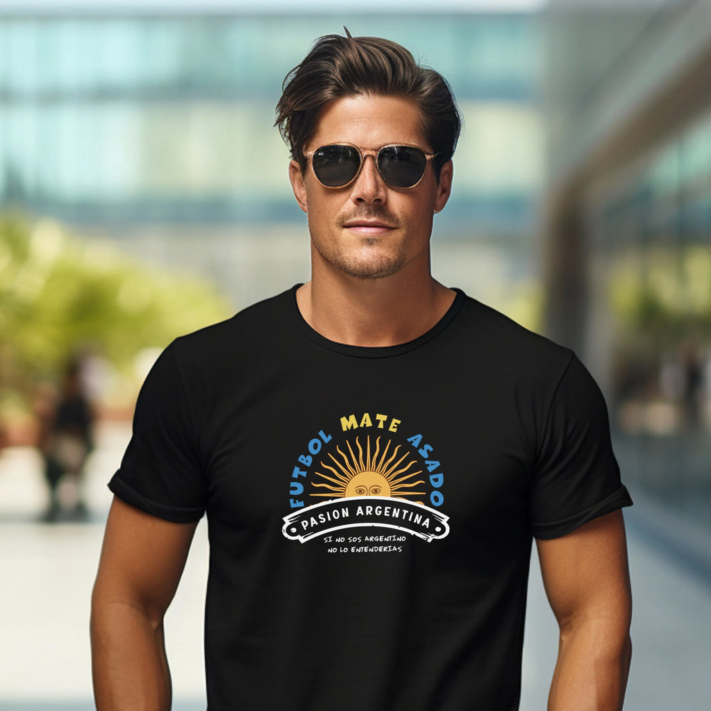 Futbol Mate Asado. Si no sos Argentino, no lo entenderias. High quality and super soft t-shirt