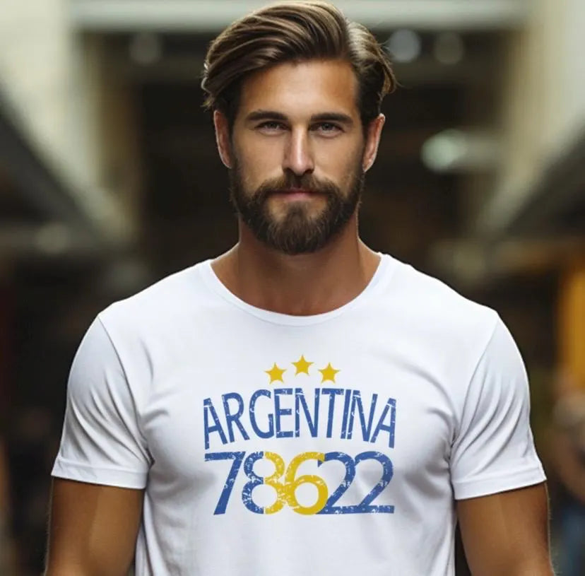 Argentina World Cup T-Shirt: Bella-Canvas Soft Tee